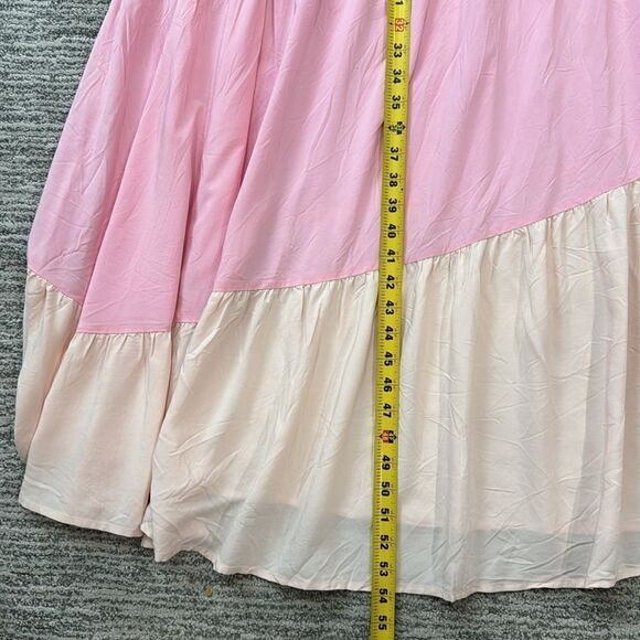 NWT L*Space Leona Maxi Dress in Peche Punch Large Revolve - Picture 10 of 13